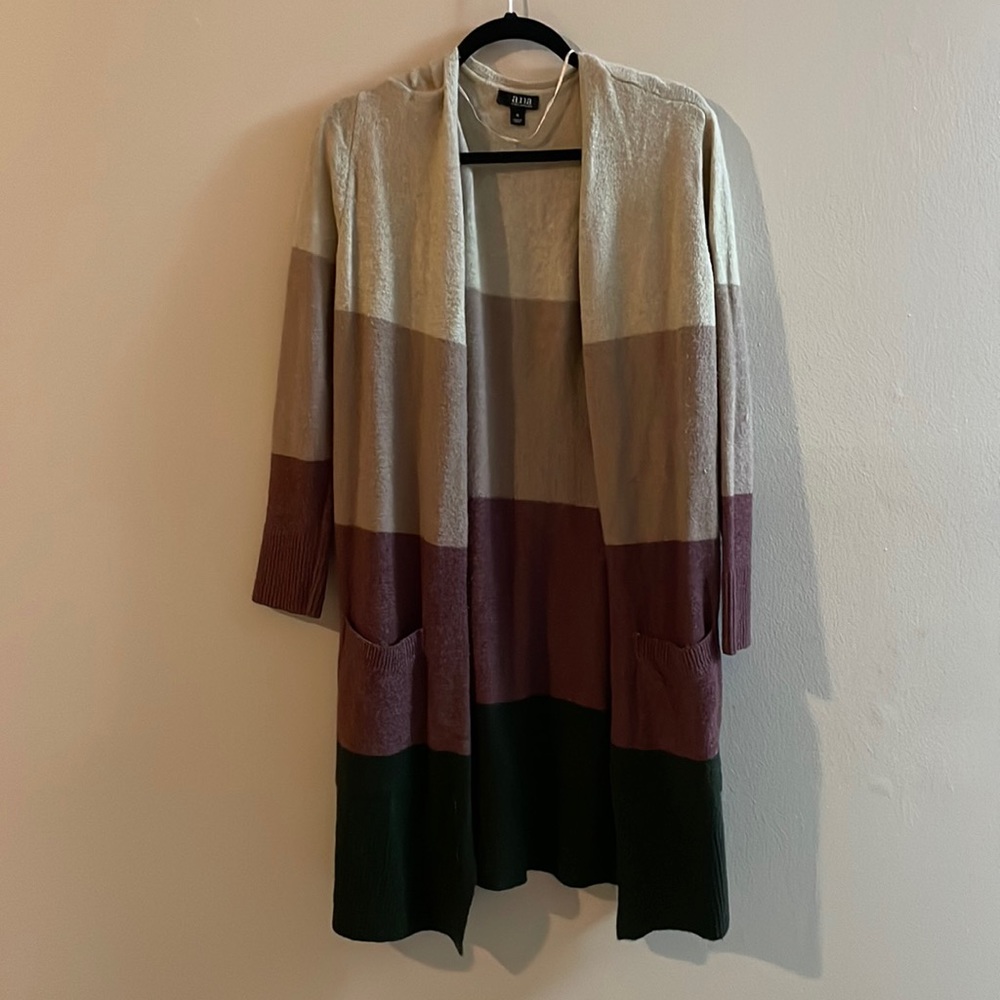 Cardigan Color Block